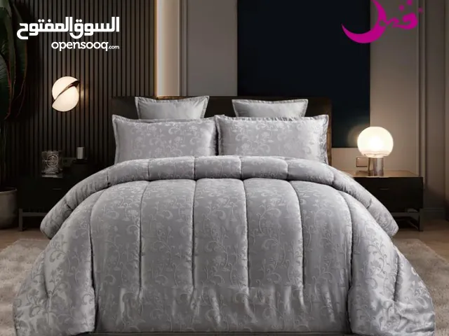 لحافات قطن ملكي عرايسي مطرز 6قطع يرقانات طراحات