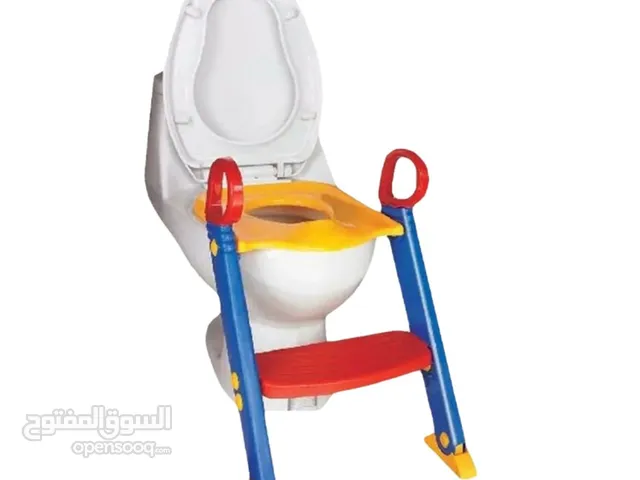 قاعدة تواليت الحمام لتدريب الاطفال سلم بدرجة واحدة مقعد وقاعدة تواليت مع درج للاطفال سهولة استعمال