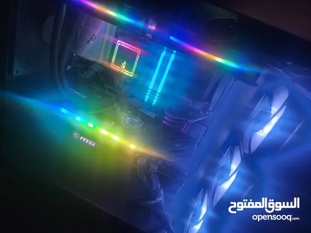 pc gaming and designer with intel i9 مع 2نظام تبريد مائي وهوائي و مساحة تخزين 1500 جيجا