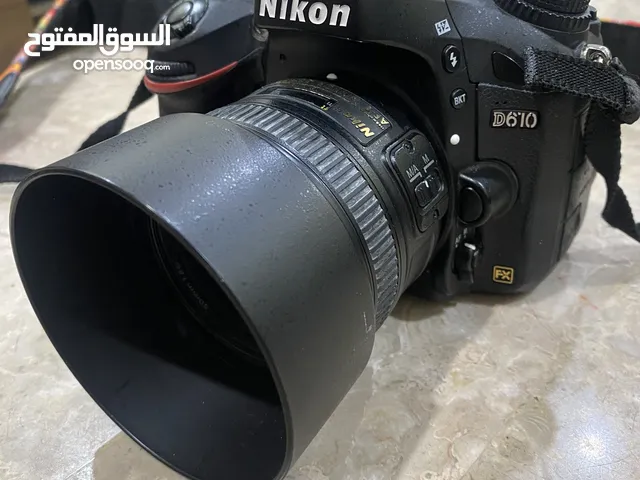 610D nikon full frame  معها عدسات
