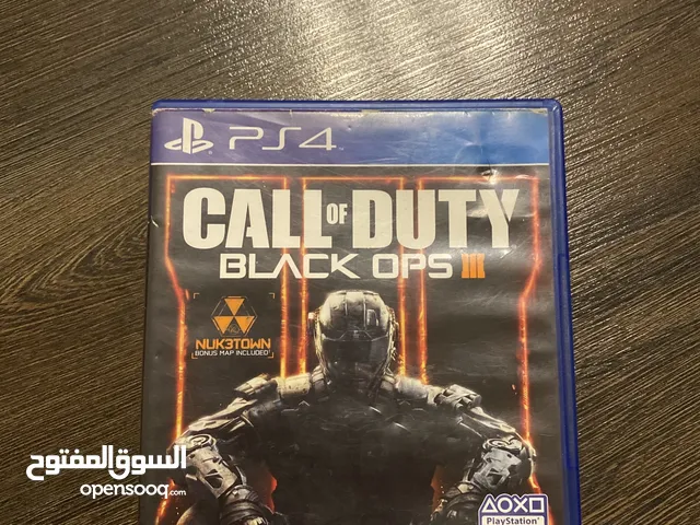 سيدي call of duty black ops 3 مستعمل شغال ميك بالمية عليه بعض الخدوشات لكن لا تؤثر