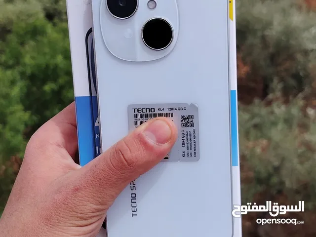 تكنو سبارك جو ون للبيع استخدام شهر واحد الجهاز 4+4رام 128جيجا معه كل أغراضه لسا جديد وكاله بلمع لمع