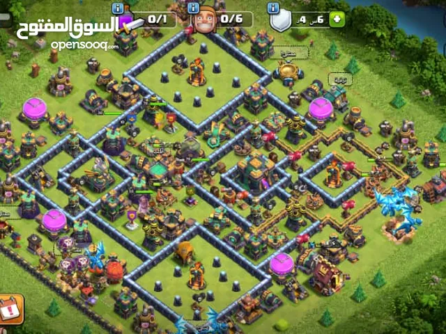 كلاش اوف كلانس البيع ماكس جواهر اكثر من 20الف الاسم لم يتم تغيره القريه ماكس ماكس