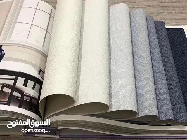 ورق جدران وصبغ وديكورات بديل الخشب وبديل الرخام وأحدث انواع الاصباغ بدون رائحه وصبغ ناري