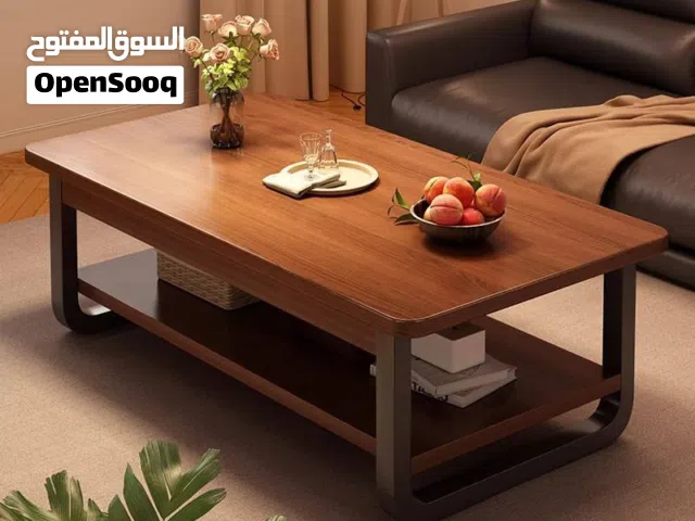 طبلة وسطية خشب و هيكل معدني 2 طابق ابعاد 43*60*100 CM