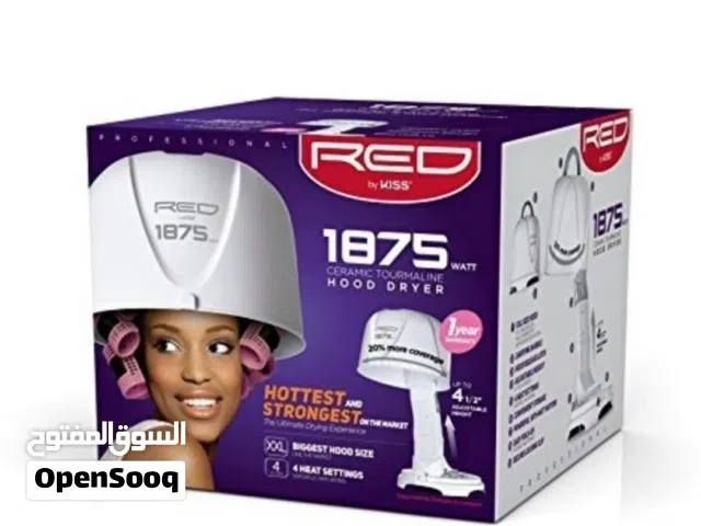 Red by Kiss Pro 1875 Watt Ceramic Tourmaline Hood Dryer 110 plug