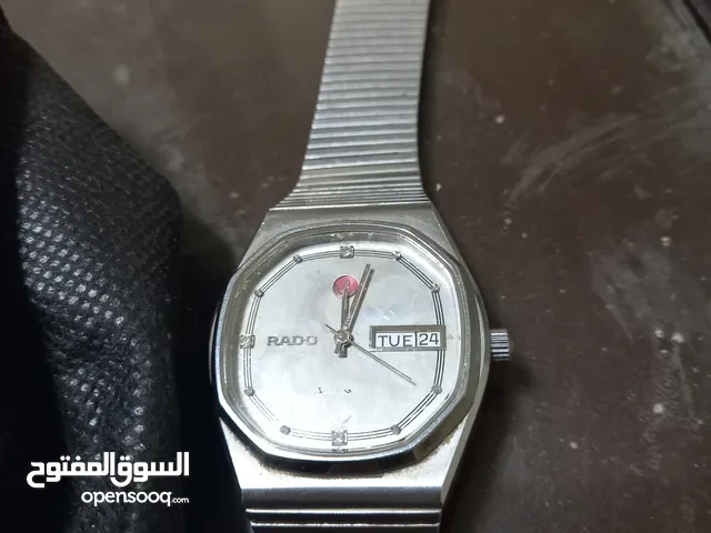 ساعات رادو رجالي للبيع في مصر - ساعات ذكية : ساعات فضة