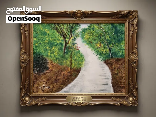 لوحة فنية أصلية: "Forest Path"