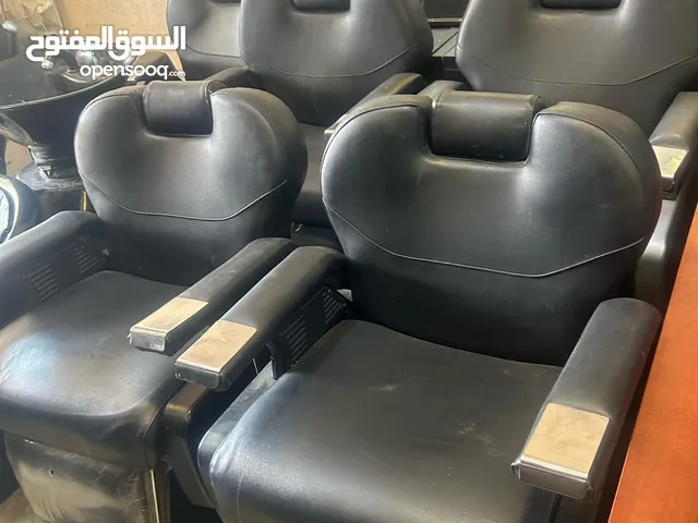 كراسي وعدة صالون مستعمل للبيع