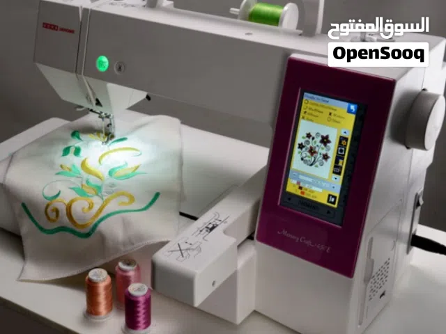 مكينة خياطه وتطريز كمبيوتر Janome 450 مع برنامج التصميم الاصلي للمكينة