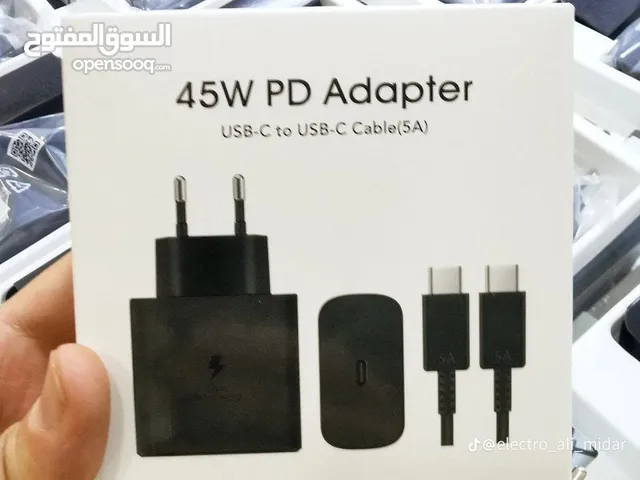 شاحن كامل Samsung بقوة 45W منفذ pd Type-C
