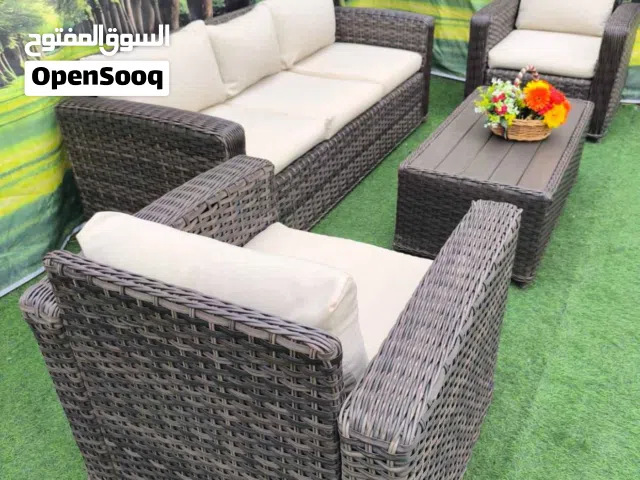 Outdoor garden 5 seat sofa set with table