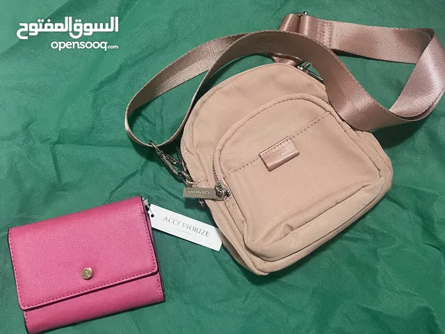 Accessorize NEW Dusty Pink Crossbody Bag 25 JD , Accessorize NEW Fuchsia Wallet 12 JD