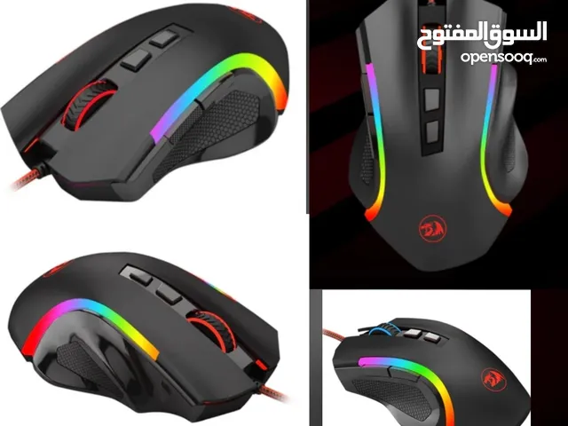 ماوس REDRAGON(ريدراجون) بحالة الوكاله Dpi 7200 الها برنامج للتحكم بنظامها كامل  للبيع بسعر حرق 12