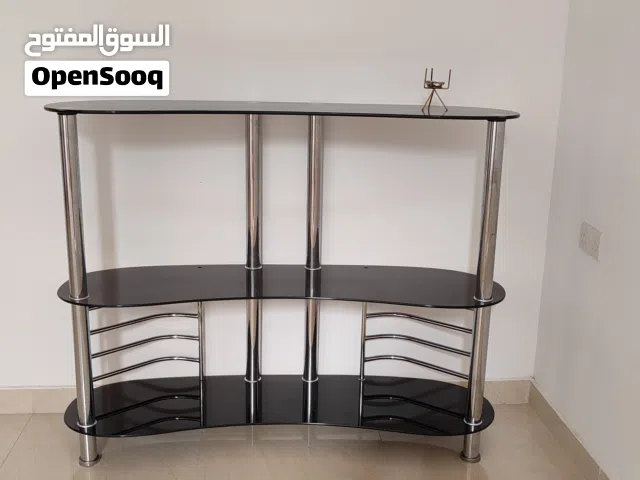 Decorative glass table