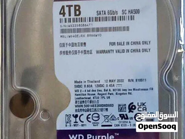 هاردات WD purple  نوع (HDD) 3.5 انش SATA