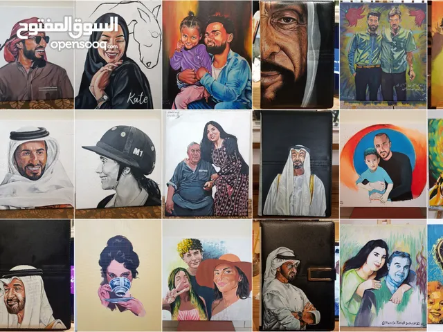 ----انا فنان متخصص في رسم البورتريهات I am an artist specialized in painting portraits----