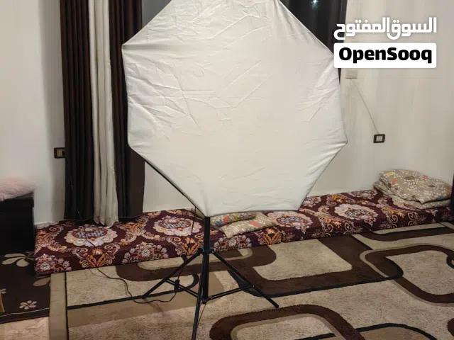 استاند اضائة حجم كبير  285 واط Bi ابيض صحراوي اصفر مع ريموت تحكم