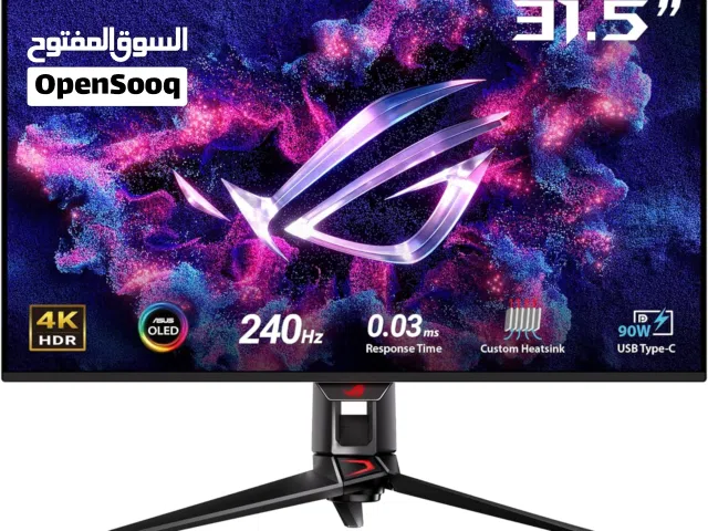 ASUS ROG Swift OLED PG32UCDM gaming monitor ― 31.5-inch 4K QD-OLED panel, 240Hz, 0.03ms