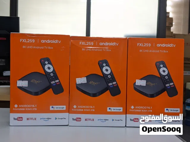 FLX 259 – 8K UHD Smart TV Box / Android 16 / 512GB Ram+1.5 TB Storage / All TV Channels