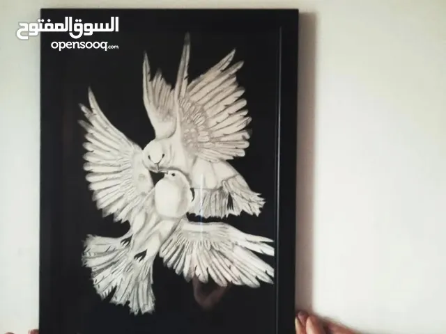 لوحات فنية يدوية أصلية لوحة السلام