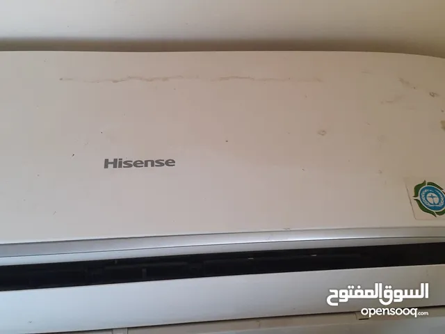 مكيف hisense مستعمل بحالة الجديد انفيرتر طن ونص حامي بارد