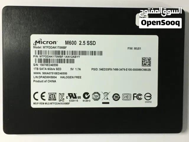 (الهارد مسحوب من لابتوب) SSD MICRON M600 1TB