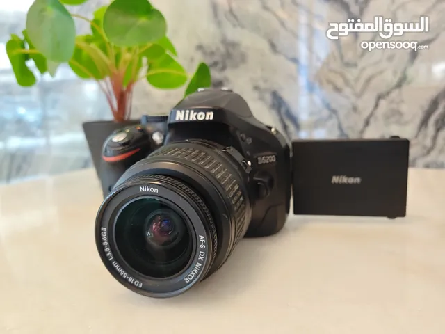 Nikon DSLR D5200 Body + Nikon Camera Lens 18-55mm for sell in Good Condition