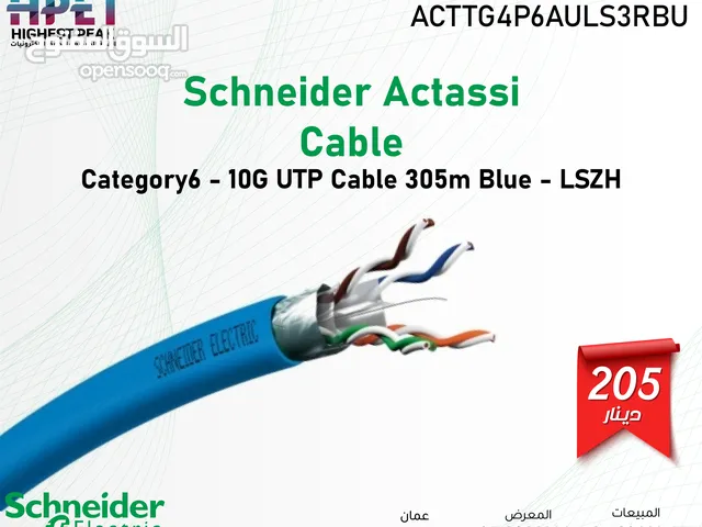 Schneider Cable Category6 - 10G UTP Cable 305m Blue - LSZH