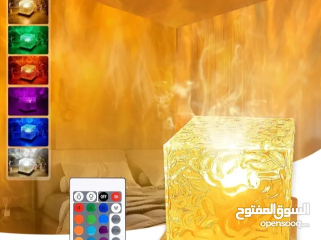 مكعب الأمواج لمبة على شكل امواج رائعة جدا وجذابه