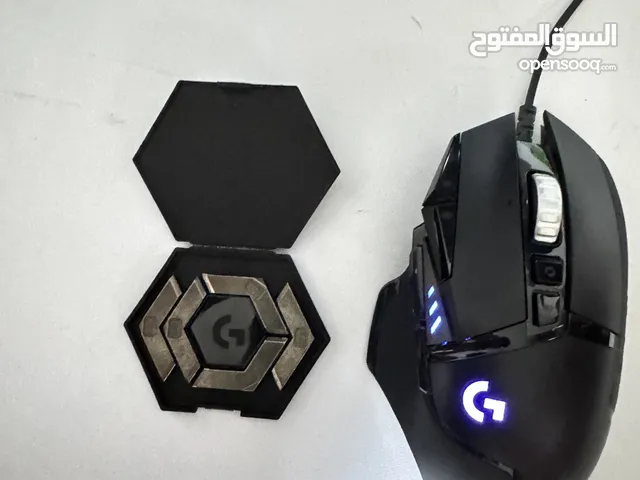 ماوس لوجيتك g502 RGB ليزر استجابه صاروخيه بيجي مع وزن للاعبين المتحرفين وفي اله شوفت ويير (برنامج)