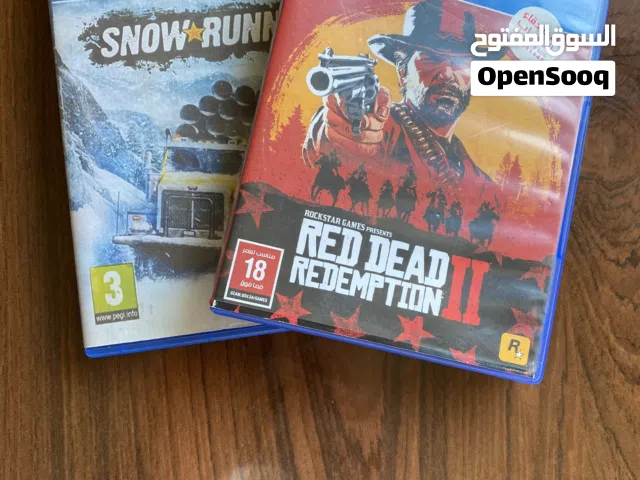ألعاب PS4 للبيع – Red Dead Redemption 2 و SnowRunner