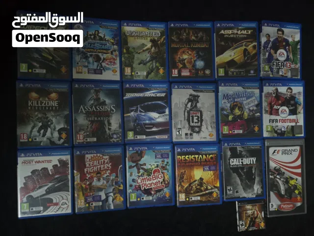 للبيع ألعاب ps vita