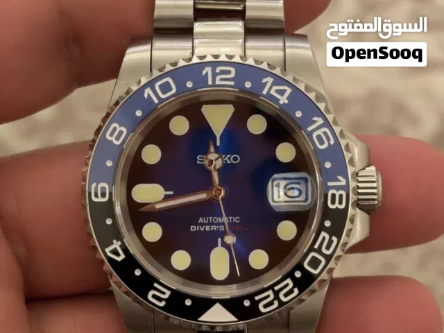 Seiko Batman Watch Original Automatic Movment (Custom design)/ساعه سيكو كاستم باتمان