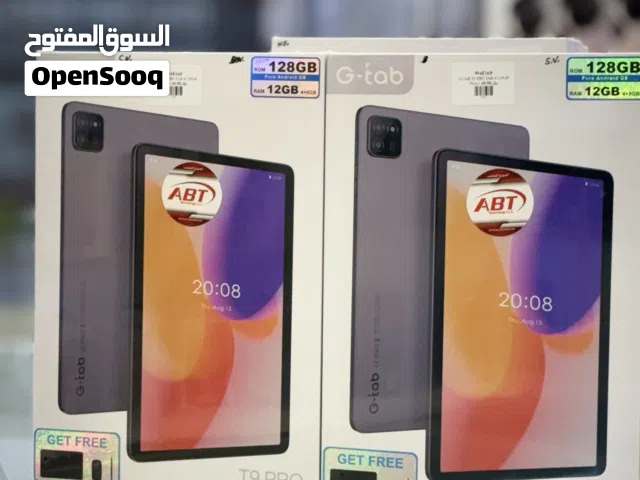 G-tab T9pro 4+128 GB  Colour: Gray 10.1 inches Display  5500mAh battery  Camera: 2 .0MP front +5.0MP
