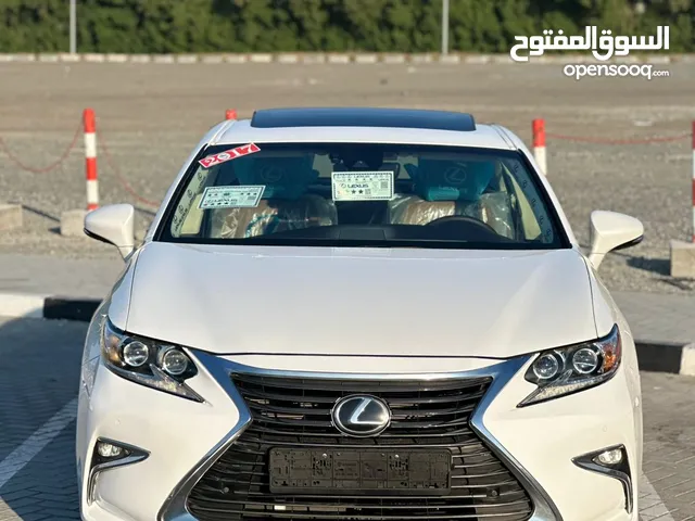 لكزس موديل 2017 ES350 بدون حوادث ضمان جير ماكينه شاصي تسجيل عمان تسجيل الامارات