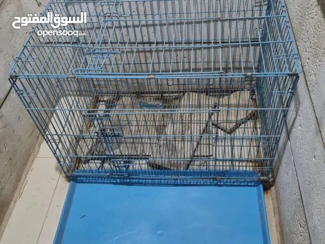 قفص حيوانات حديد 60×90 لون أزرق