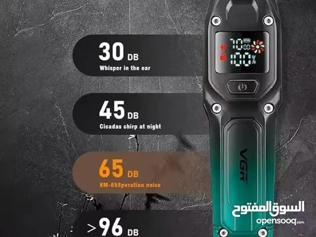 ماكينة الحلاقة الاحترافية VGR V-964 شحن USB مريح وسريع في أي مكان