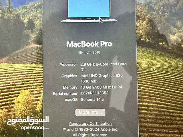 With excellent condition 2018 macbook