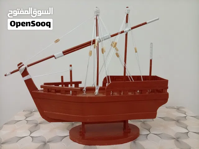 مجسم سفينة خشبية للبيع