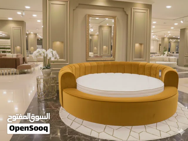 سرير كابوتونيه مودرن تصميم دائري ملكي فخامة الفنادق في منزلك تصنيع حسب الطلب من المصنع مباشرة