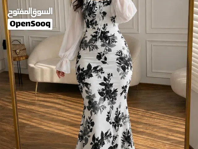 فستان شيفون موديل روعه   القياس فري سايز   السعر 18 الف