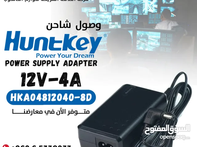 Huntkey HKA04812040-8D Power Supply Adapter 12V 4A شاحن هانتكي 4 امبير لل DVR