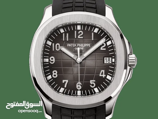Patek Philippe Aquanaut Date Black Strap Stainless Steel ref. 5167A-001 Sunburst Charcoal Gray