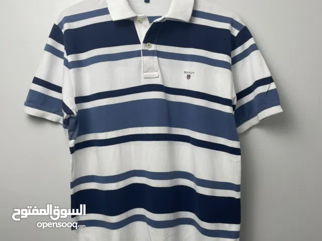 Gant Polo L – نظيف جدًا – 7 د.ك - Gant Striped Polo L – Excellent Condition – 7 KD