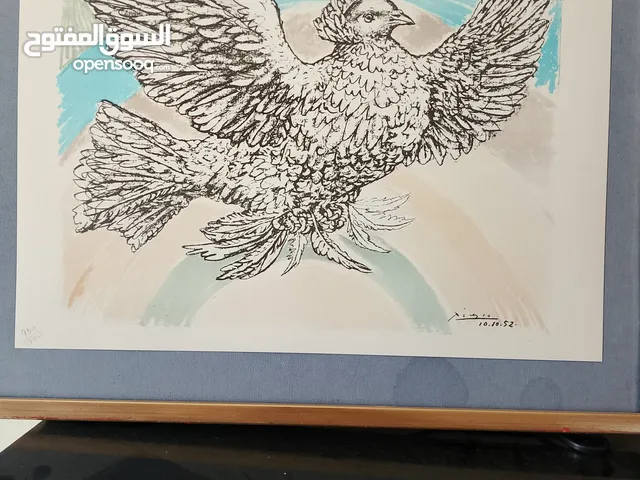 piccaso lithographie original with date لوحة فنية قيمته للرسام بيكاسو اصليه ليتوغافي