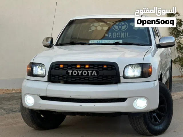 تويوتا تندرا ماشيه 180جمرك محرك 47 لبيض رباعي 4x4 شاصي دهب عيب لا