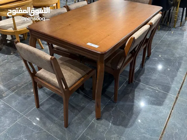كلهن نفس السعر ميز طعام خشب ويا ريت مع تثبيت الطلب كتابة رقم الكود 4 كرسي 6 كرسي السع