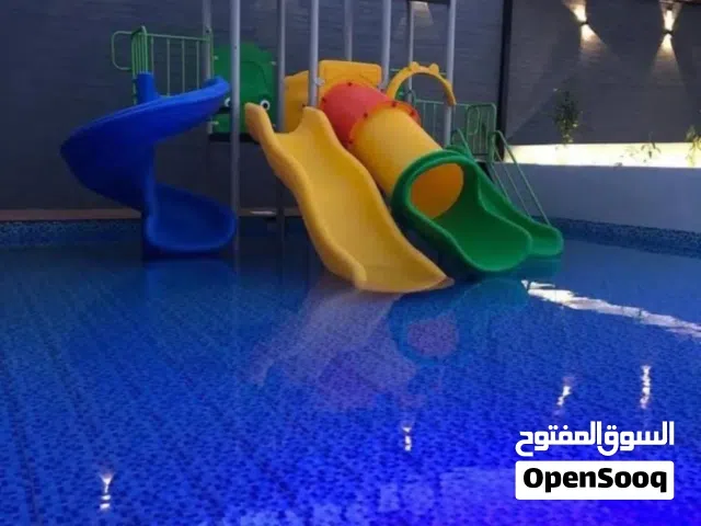 شاليه واستراحه في مسقط السيب للايجار اليومي شاليه مكون من غرفتين نوم حوضين سباحة جاكوزي مع سخان