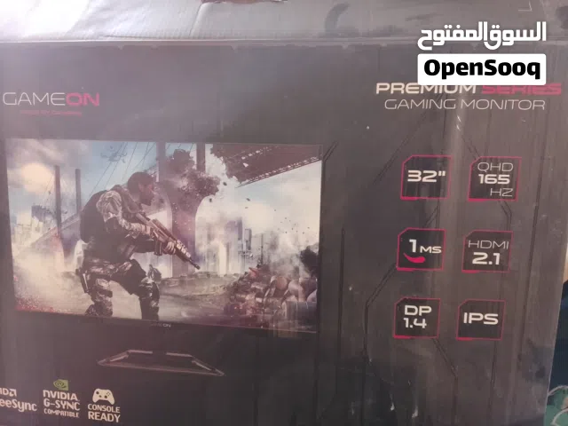 شاشة مونتر gameon حجم 32 165 hz